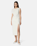 Abito midi con drappeggio e spacco laterale - Silvian Heach
