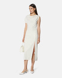 Abito midi con drappeggio e spacco laterale - Silvian Heach