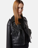 Faux leather biker jacket - Silvian Heach