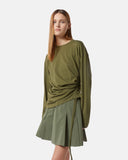 Long-sleeved shirt with side gathering - Silvian Heach