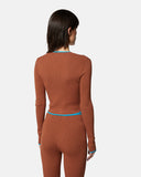 Ribbed cropped cardigan - Silvian Heach