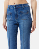 Bootcut jeans with visible stitching - Silvian Heach