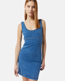 Abito corto in denim senza maniche - Silvian Heach