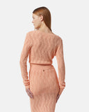 Cardigan in maglia traforata con bottoni gioiello - Silvian Heach
