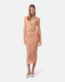 Gonna midi in maglia traforata - Silvian Heach