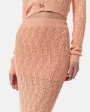 Gonna midi in maglia traforata - Silvian Heach