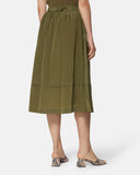 Long skirt with contrasting belt - Silvian Heach