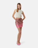 Gradient miniskirt with jewel applications - Silvian Heach