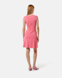 Short dress with draped knot - Silvian Heach
