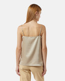 Satin top with ruffles - Silvian Heach