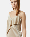 Satin top with ruffles - Silvian Heach