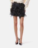 Mini skirt with floral applications - Silvian Heach