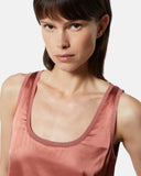 Top in satin con scollo rotondo Top Silvian Heach