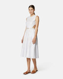 Midi dress with embroidery and cut-out details - Silvian Heach