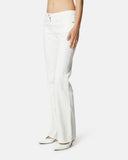 White embroidered straight leg jeans - Silvian Heach