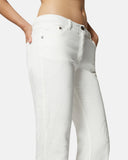 White embroidered straight leg jeans - Silvian Heach
