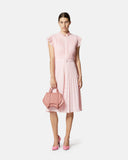 Pleated midi dress with belt - Silvian Heach