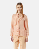 Blusa in chiffon con volant e dettagli traforati - Silvian Heach