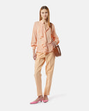 Blusa in chiffon con volant e dettagli traforati - Silvian Heach
