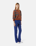 Sweatshirt with contrasting embroidered details - Silvian Heach
