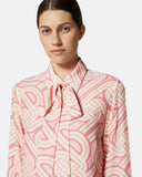 Blouse with geometric print - Silvian Heach