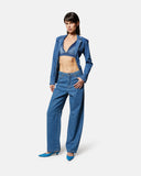 High-waisted straight leg jeans - Silvian Heach