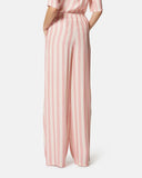 High-waisted trousers with striped print - Silvian Heach