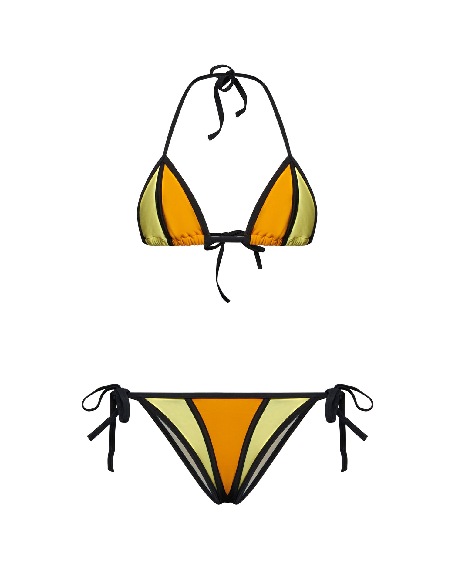 Women's Triangle Bikini with Adjustable Straps - Silvian Heach x Pompea - Silvian Heach