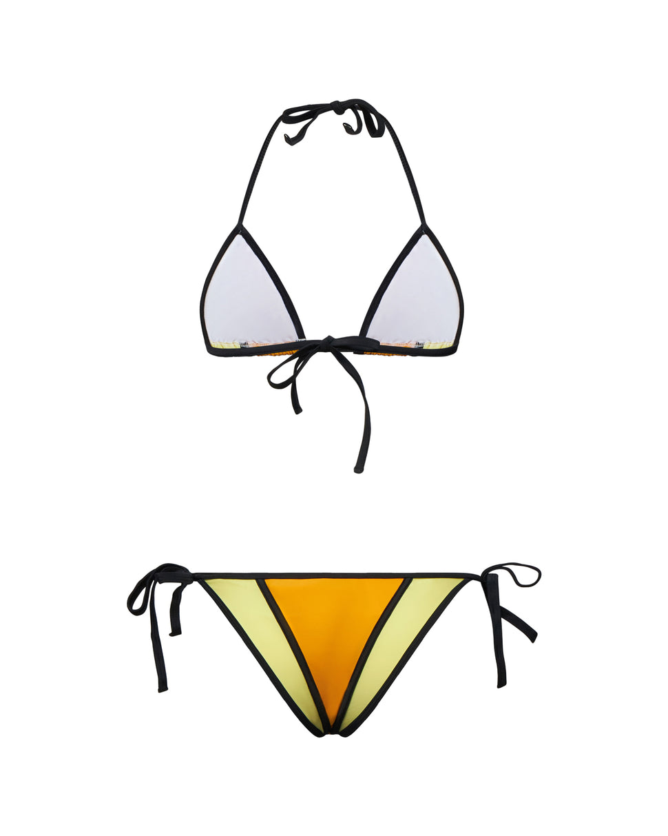 Women's Triangle Bikini with Adjustable Straps - Silvian Heach x Pompea - Silvian Heach
