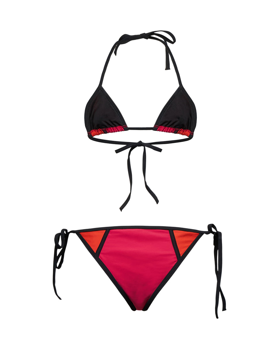 Women's Triangle Bikini with Adjustable Straps - Silvian Heach x Pompea - Silvian Heach