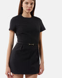 Short dress with decorative belt - Silvian Heach