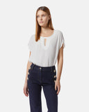 Blouse with teardrop opening - Silvian Heach