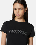 T-shirt con scritta Amore in strass - Silvian Heach