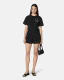 T-shirt con scritta strass - Silvian Heach