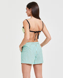 Striped Shorts -Pompea x Silvian Heach - Silvian Heach