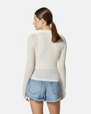 Knitted cardigan with collar - Silvian Heach