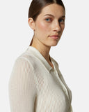 Knitted cardigan with collar - Silvian Heach