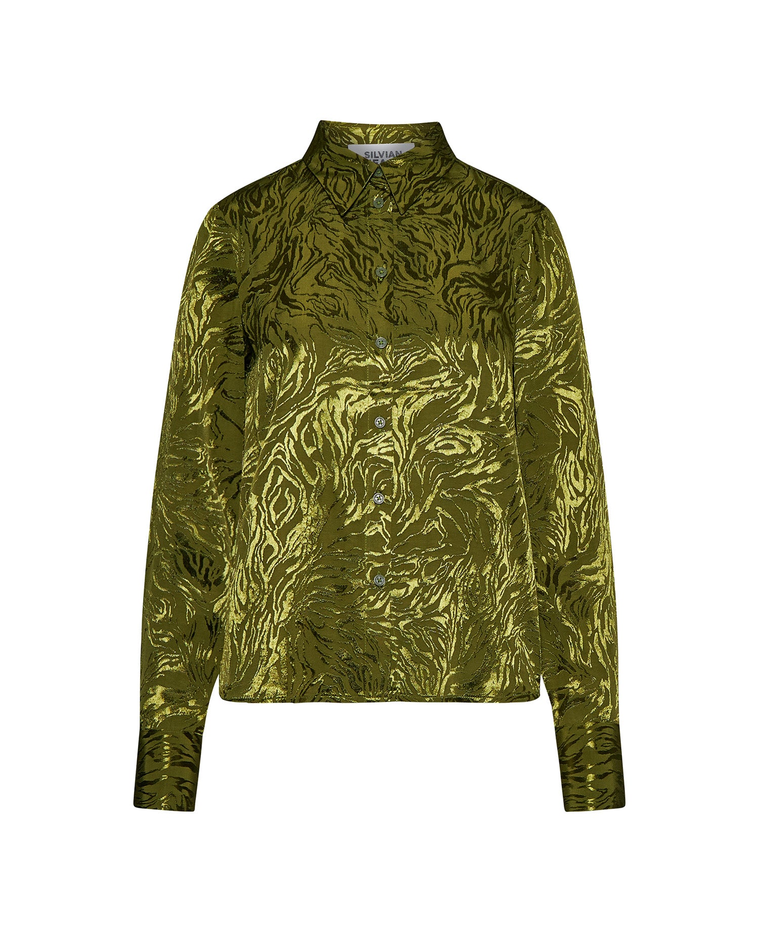 Camicia con motivo decorativo e collo strutturato - Silvian Heach
