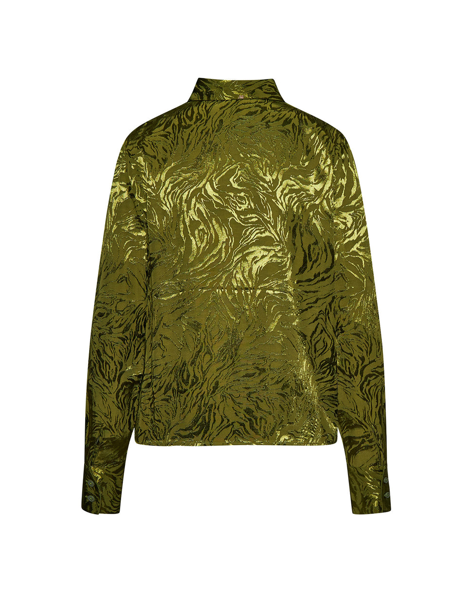 Camicia con motivo decorativo e collo strutturato - Silvian Heach