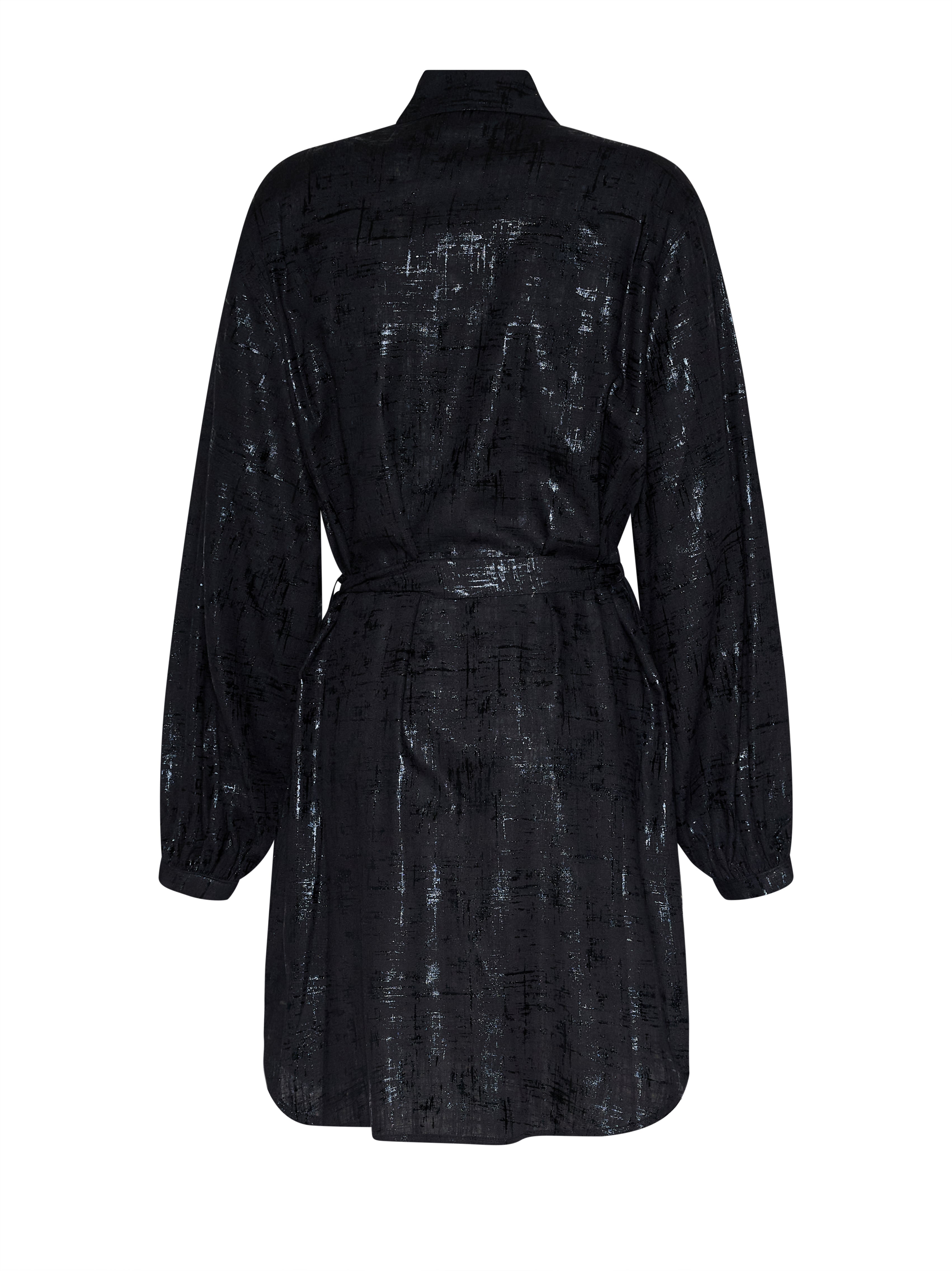 Abito Chemisier con Superficie Decorata e Cintura Coordinata - Silvian Heach