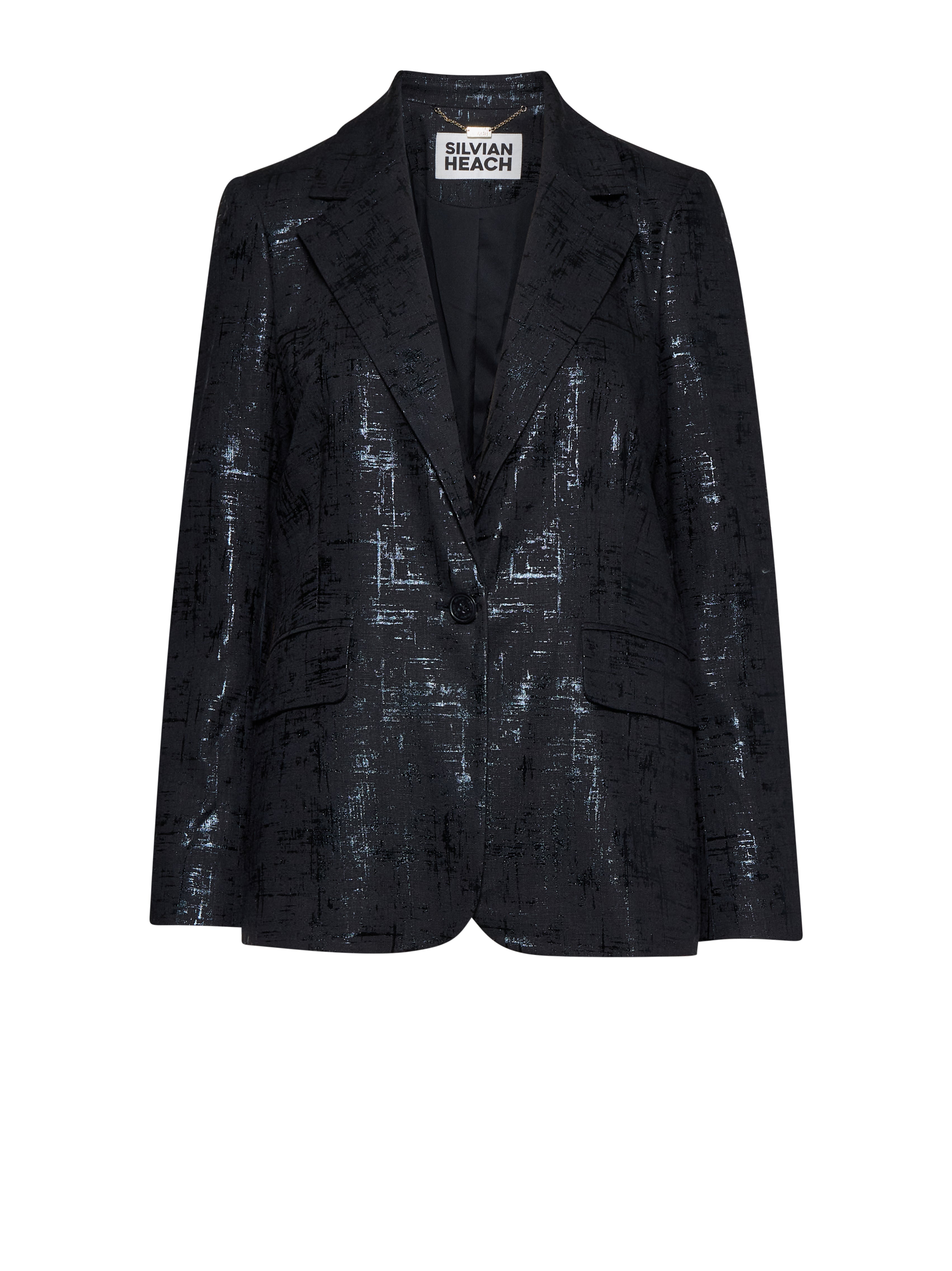 Giacca con Revers Classici e Superficie Decorata - Silvian Heach