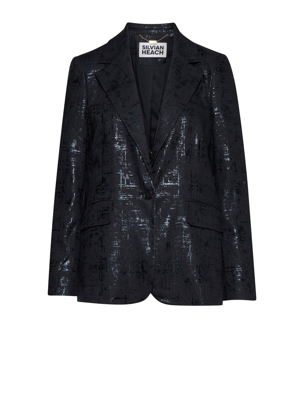Giacca con Revers Classici e Superficie Decorata - Silvian Heach