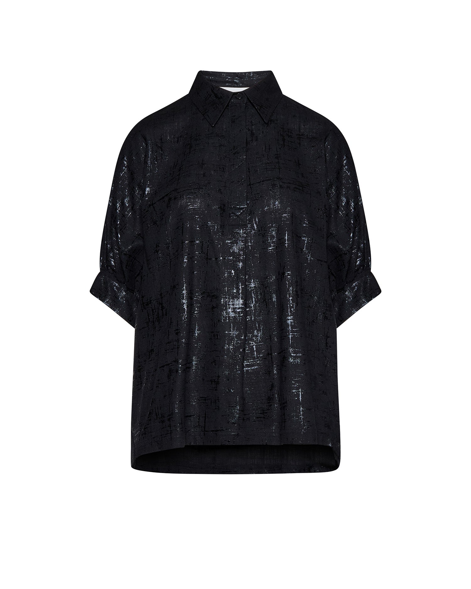 Camicia con superficie effetto luminoso - Silvian Heach