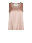 Sleeveless T-shirt with contrasting finishes and essential design - Silvian Heach