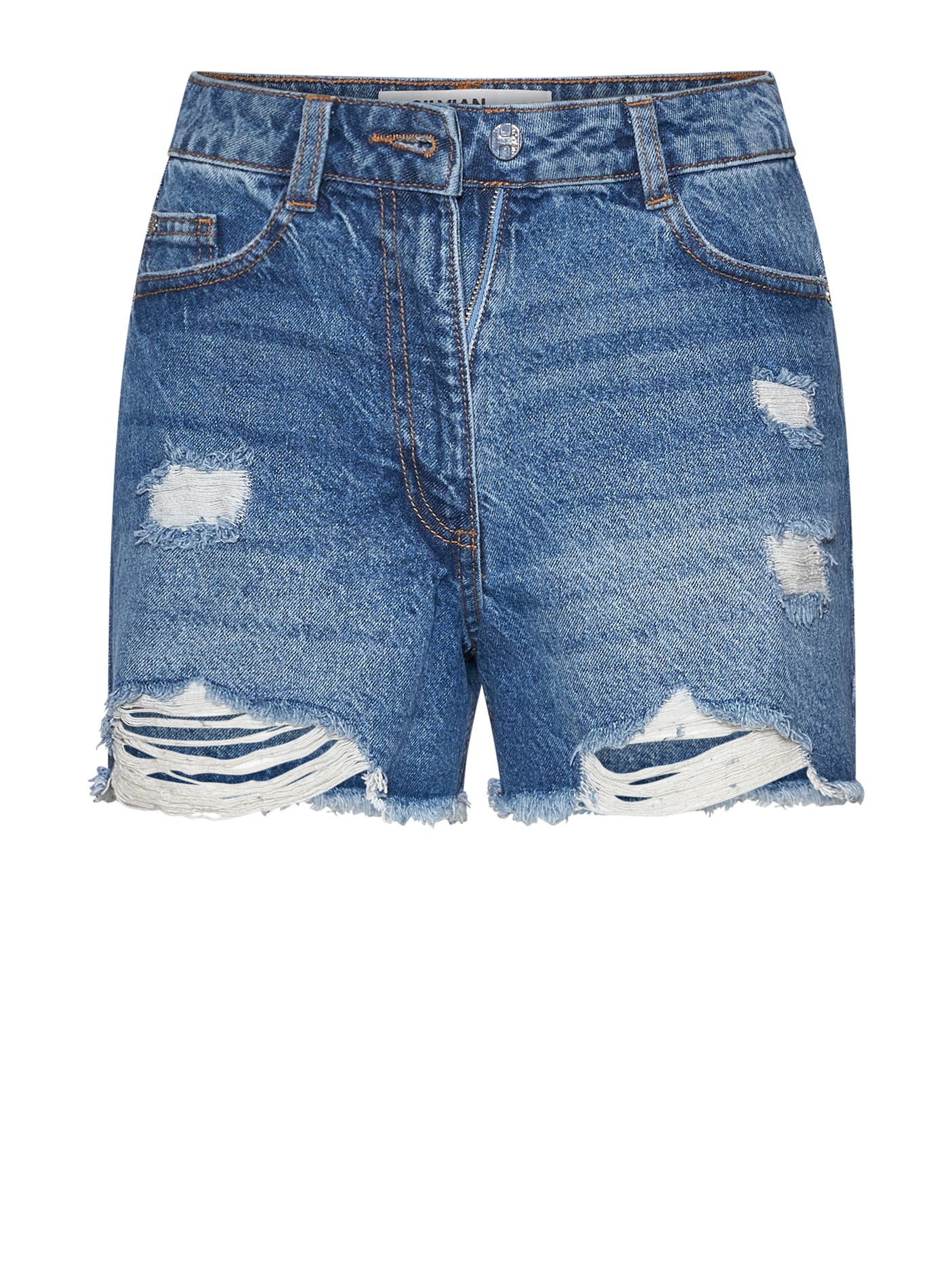 Shorts a cinque tasche con dettagli distressed - Silvian Heach
