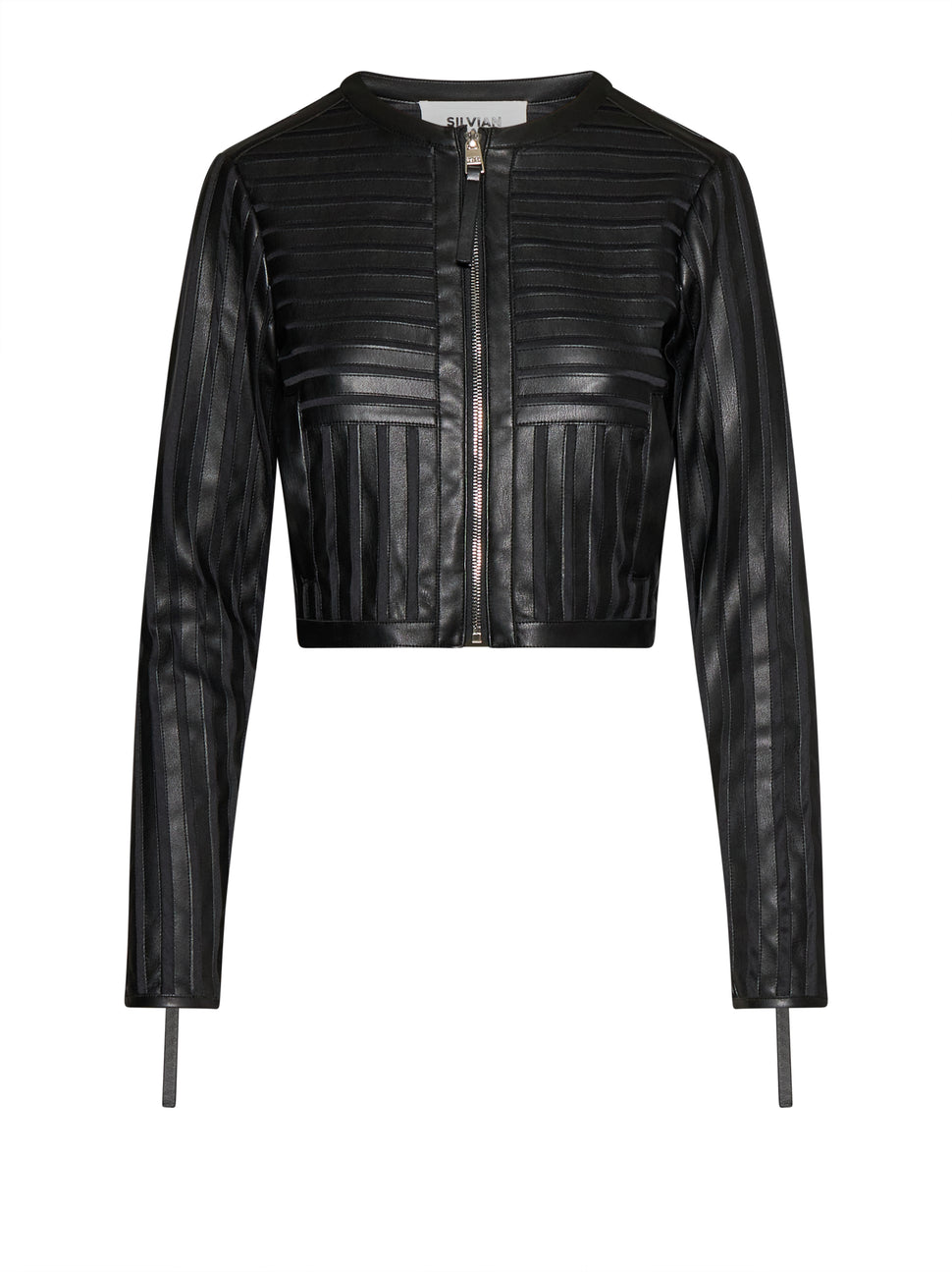 Short jacket with zip and structured design - Silvian Heach