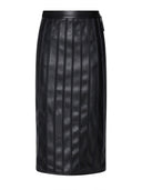 Midi skirt with vertical striped pattern - Silvian Heach