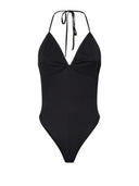 Bodysuit with deep neckline and halter neck - Silvian Heach