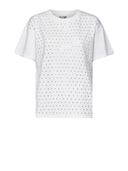 T-Shirt with micro decorations and essential design - Silvian Heach