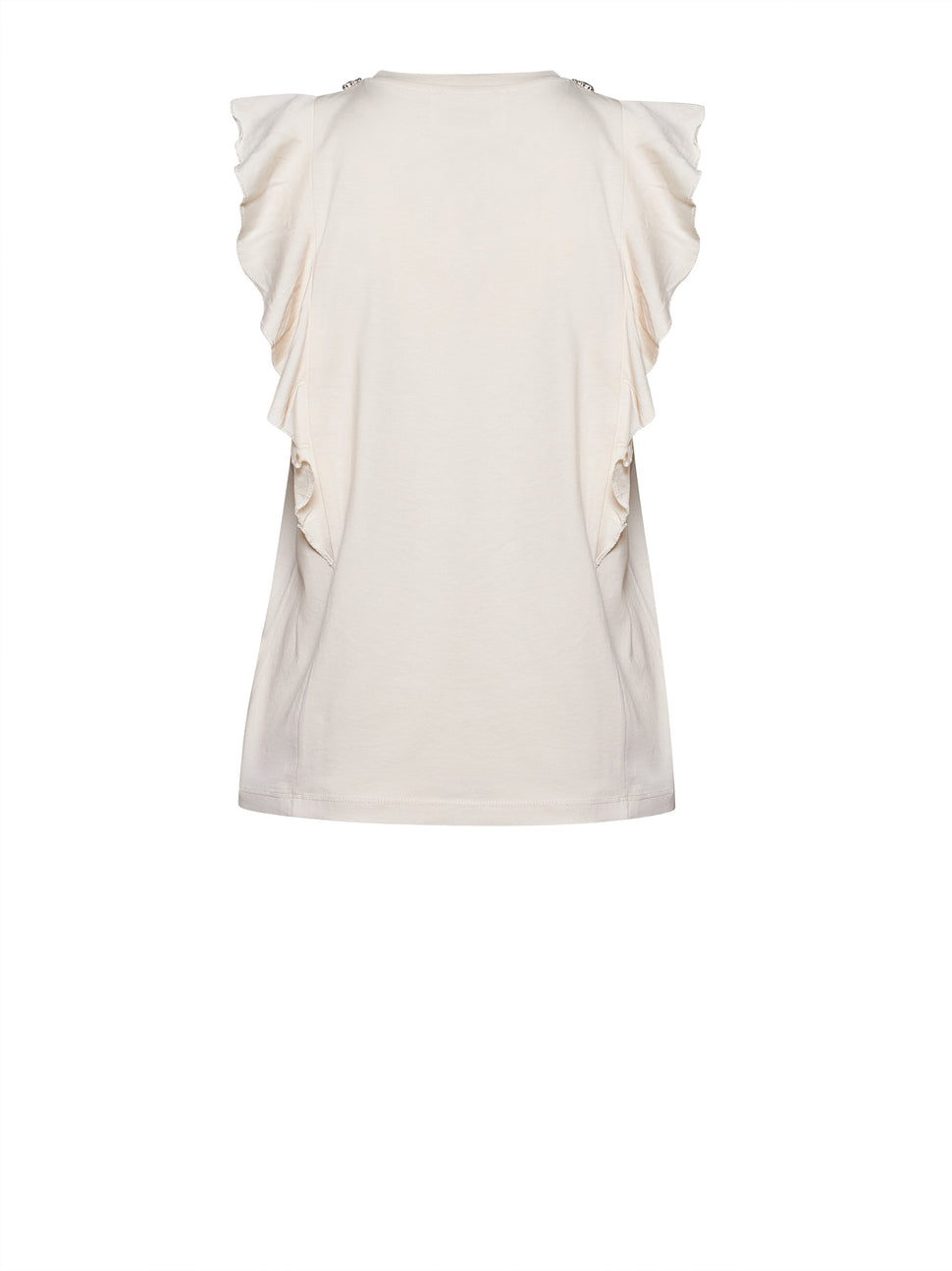 Top with jewel neckline and decorative details - Silvian Heach